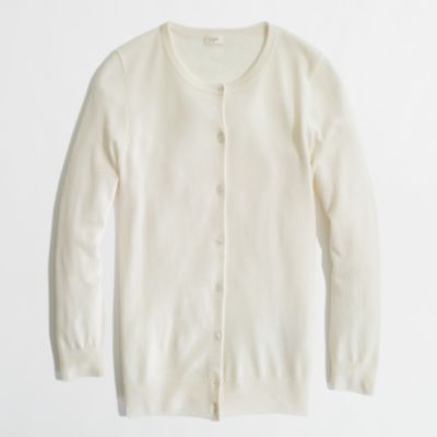 Factory summerweight cashmere cardigan