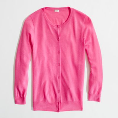 Factory summerweight cashmere cardigan