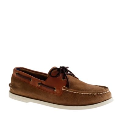 Sperry Top-Sider&reg; for J.Crew Authentic Original 2-eye boat shoes in leather and suede