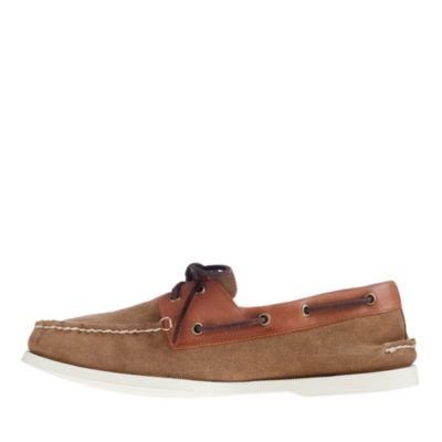 Sperry Top-Sider&reg; for J.Crew Authentic Original 2-eye boat shoes in leather and suede