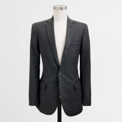 Factory Thompson two-button suit jacket with double vent