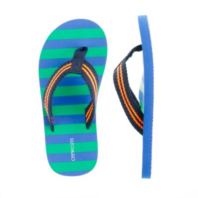 Kids' stripe flip-flops