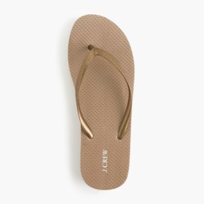 Skinny wedge flip-flops