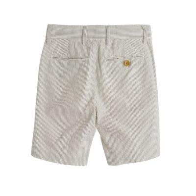 Boys' club short in seersucker