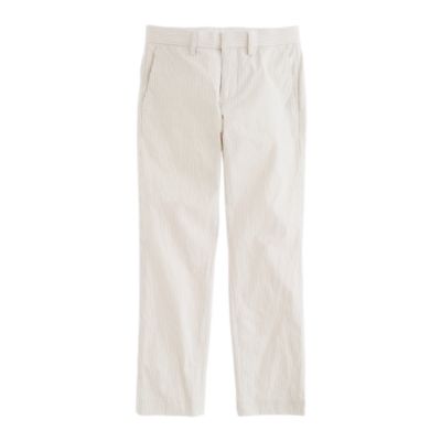 Boys' slim Ludlow suit pant in seersucker