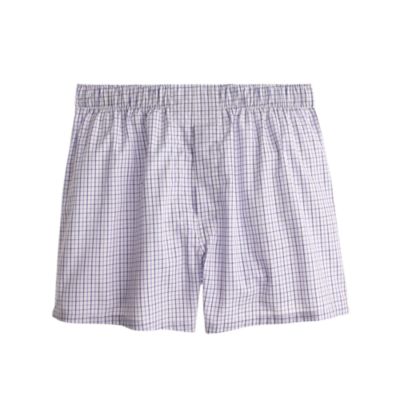 Tattersall boxers in blue