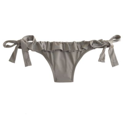 Jersey Lomellina&reg; ruffled tie hipster