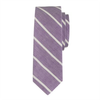 English linen Thin-stripe tie