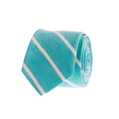 Extra-long thin-stripe tie