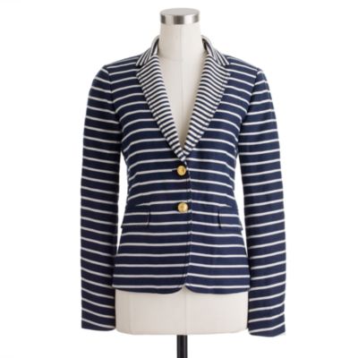 Schoolboy blazer in mixed stripe