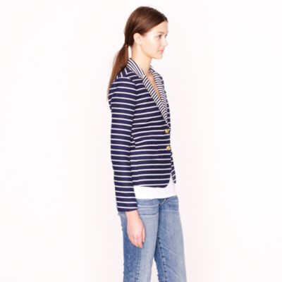 Schoolboy blazer in mixed stripe