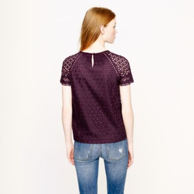 Eyelet top
