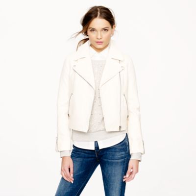 Collection leather moto jacket