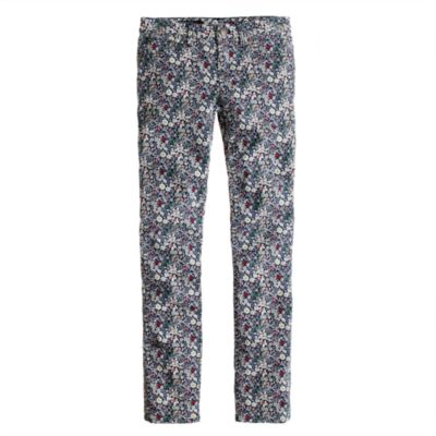 Liberty toothpick jean in June's Meadow floral