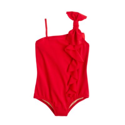 Girls' bow-shoulder tank