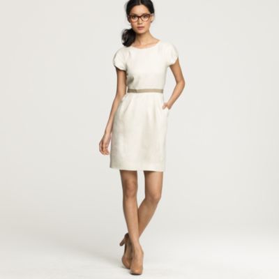 Summer hours dress in linen