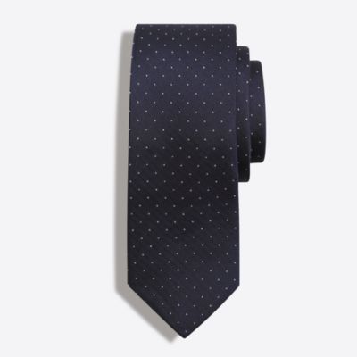 Factory pindot tie