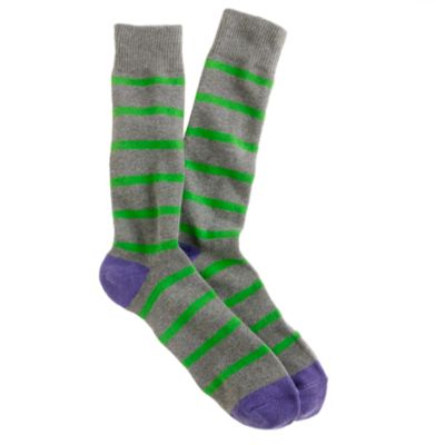 Naval-stripe socks