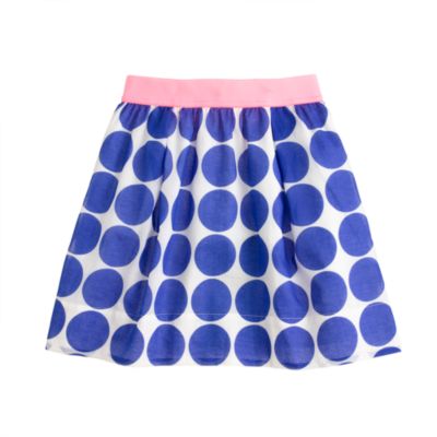 Girls' giant dot skirt