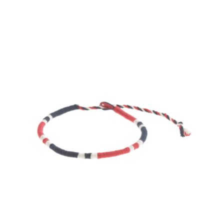 String bracelet in stripe