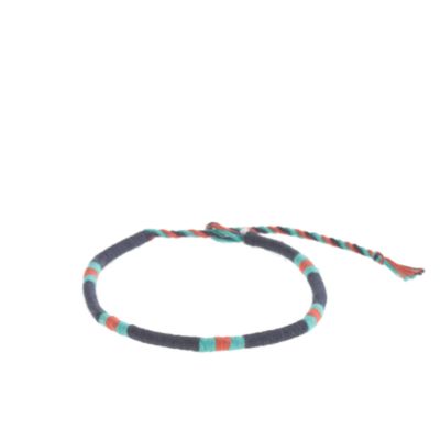 String bracelet in stripe