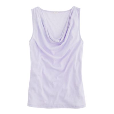 Vintage cotton cowlneck tank