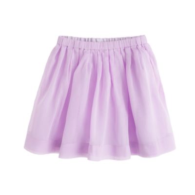 Girls' pull-on pleated skirt