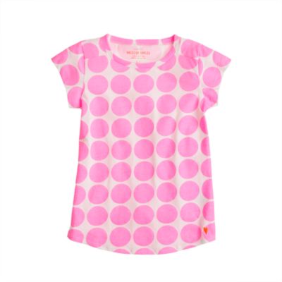 Girls' supersoft dot tee