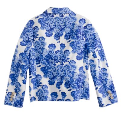 Girls' schoolboy blazer in tea rose