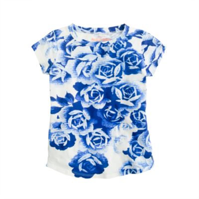 Girls' supersoft tee in tea rose