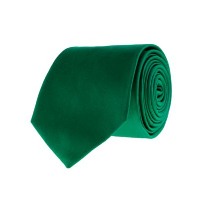 Solid satin tie