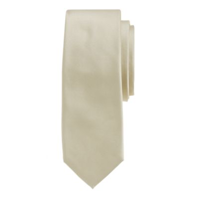 Solid satin tie