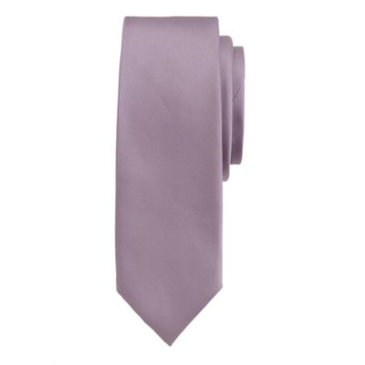 Solid satin tie