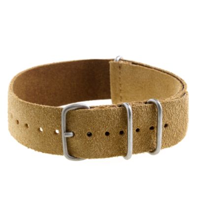 Suede watch strap