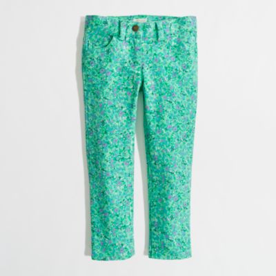 Factory girls' floral skinny jean
