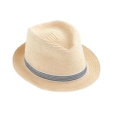 Kids' stripe band trilby hat