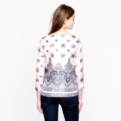 Collection pink paisley top