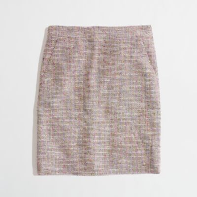 Factory multicolor tweed mini