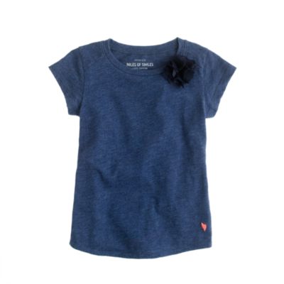 Girls' supersoft carnation tee