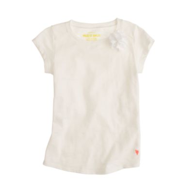 Girls' supersoft carnation tee