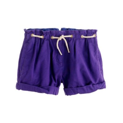 Girls' set sail short