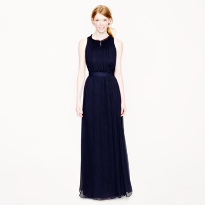 Rosa gown in silk chiffon