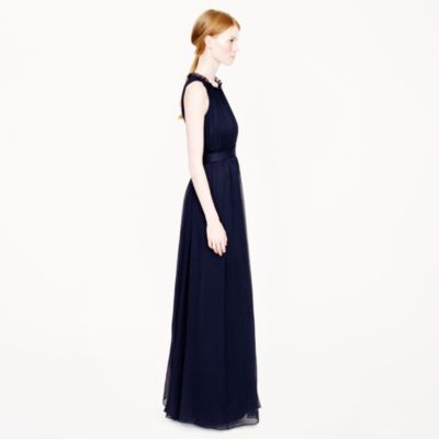 Rosa gown in silk chiffon