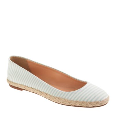 Espadrille ballet flats