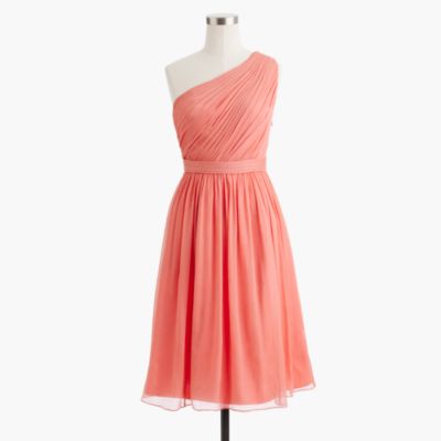 Petite Kylie dress in silk chiffon
