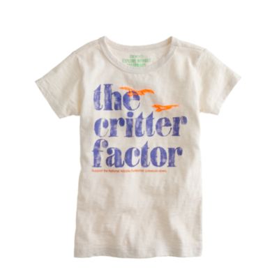 Kids' critter factor tee