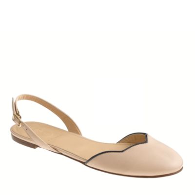 Slingback ballet flats