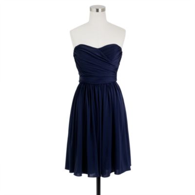 Petite Arabelle dress in liquid jersey