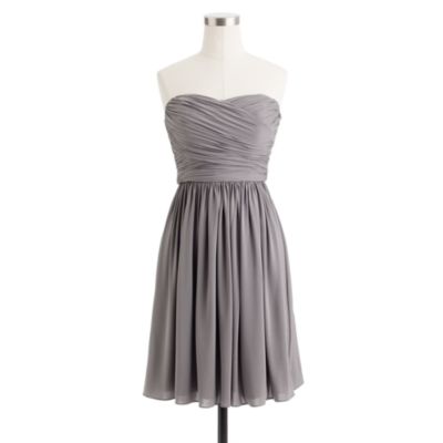 Petite Arabelle dress in liquid jersey