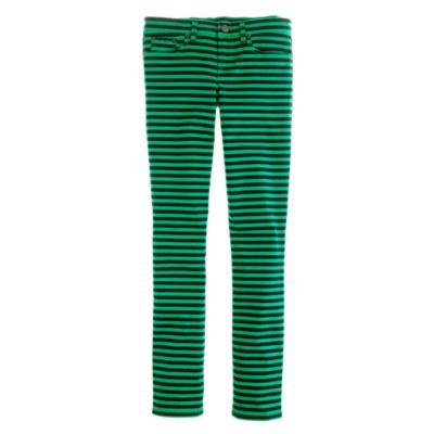 Toothpick jean in stripe
